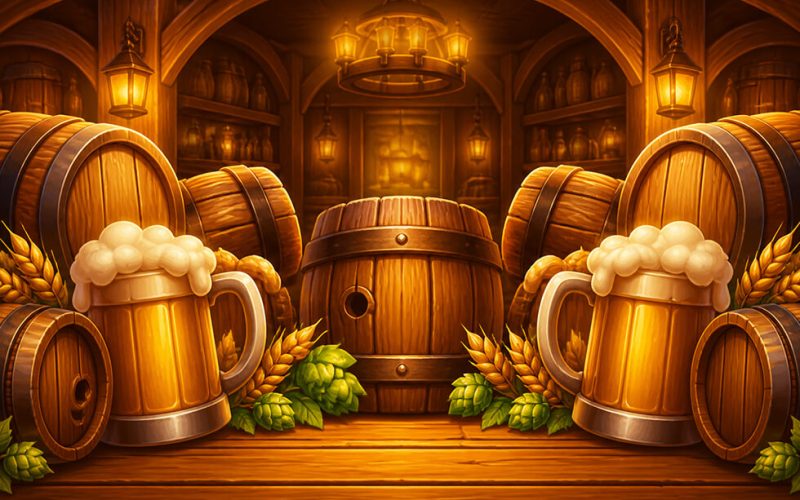 Cuatro juegos de temática cervecera inspirados en la iconografía de la cerveza
